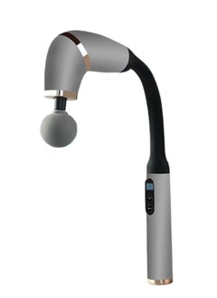 Generic Massage Gun with Extended Handle Revolutionary U-shaped Back Massager for Pain Relief Deep Tissue Body Massager for Neck, Shoulders and Legs(Gray)  - Image 1