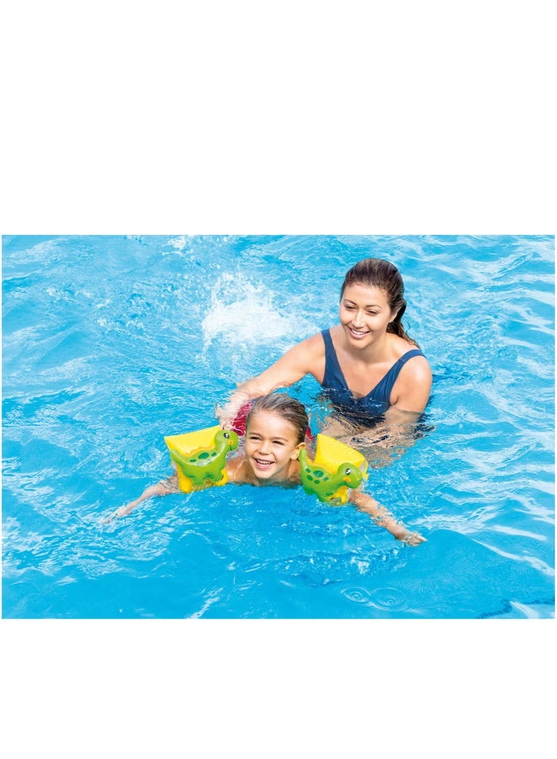 انتكس عوامات ذراع قابلة للنفخ على شكل ديناصور للسباحة بثقة - Image 4