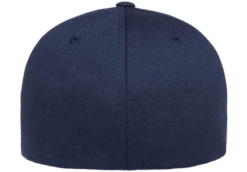 Flexfit/Yupoong Cotton Twill Fitted Cap (XX-Large, Navy) - Image 5