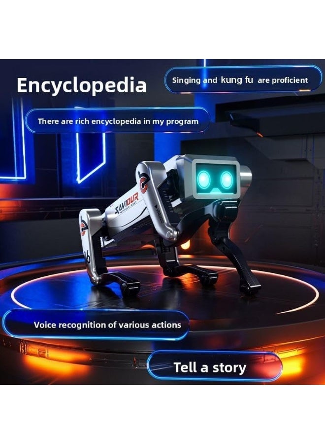 Toy Box Interactive RC Robot Toy for Kids, Programmable Smart and Dancing Robot Toy with Sound and LED Eyes - Image 3