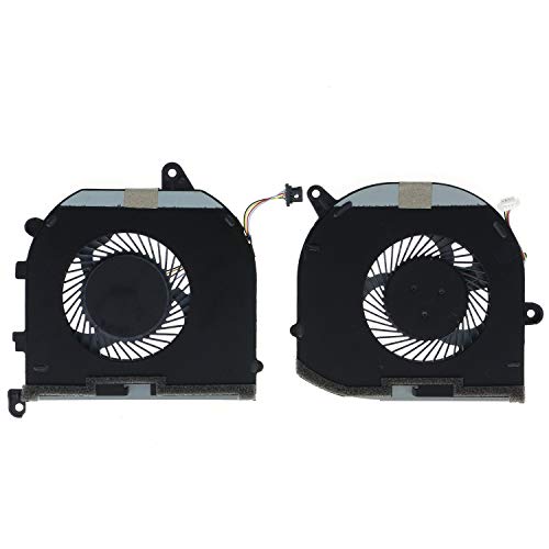 TRADOCK Replacement CPU & GPU Cooling Fan for Dell XPS 15 9570 7590 Precision 5530 008YY9 0TK9J1 TK9J1 08YY9 - Image 2