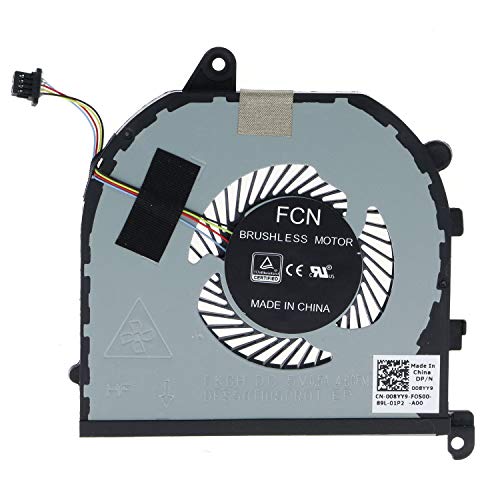 TRADOCK Replacement CPU & GPU Cooling Fan for Dell XPS 15 9570 7590 Precision 5530 008YY9 0TK9J1 TK9J1 08YY9 - Image 4