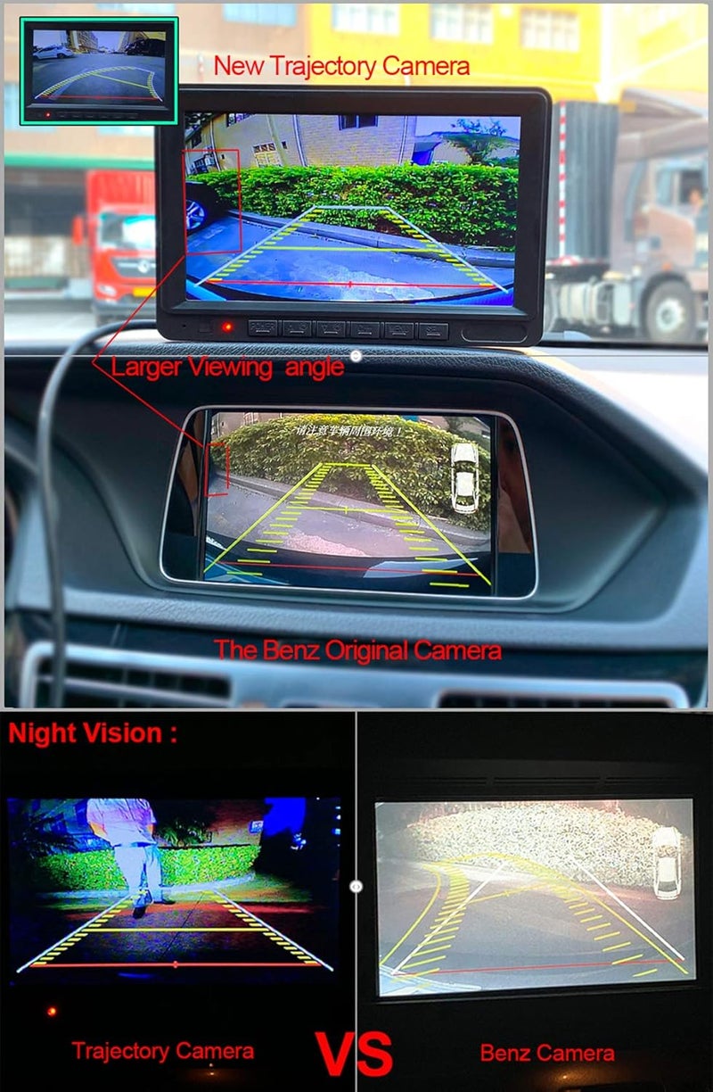 GreenYi Vehicle Backup Camera with Dynamic Intelligent Trajectory for Audi and VW Models - Image 5