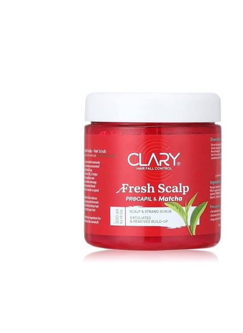 CLARY FRESH SCALP HAIR SCRUB 300ML