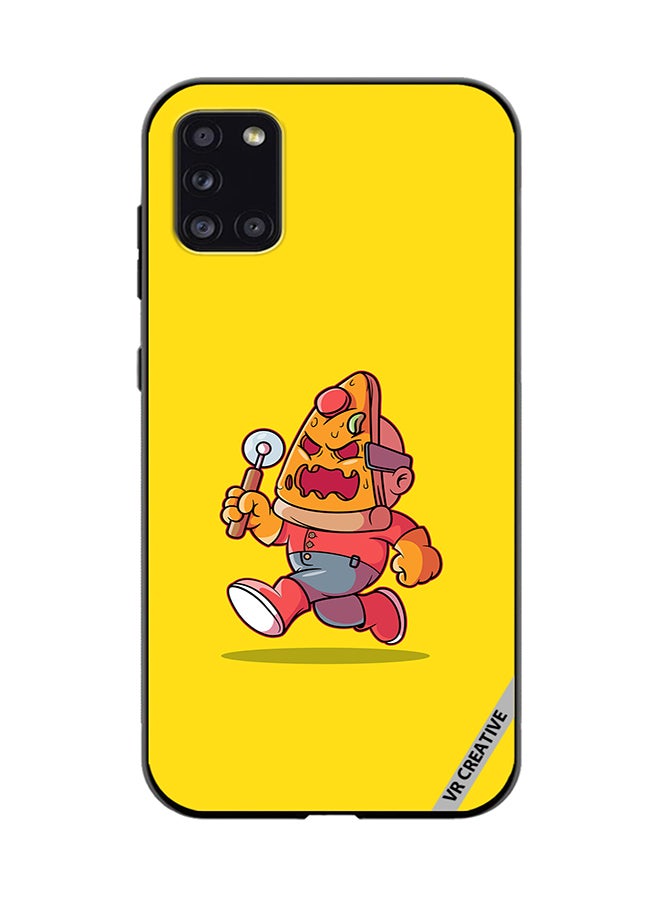 VR CREATIVE Protective Case Cover For Samsung Galaxy A31 Pizza Killer Design Multicolour - Image 1