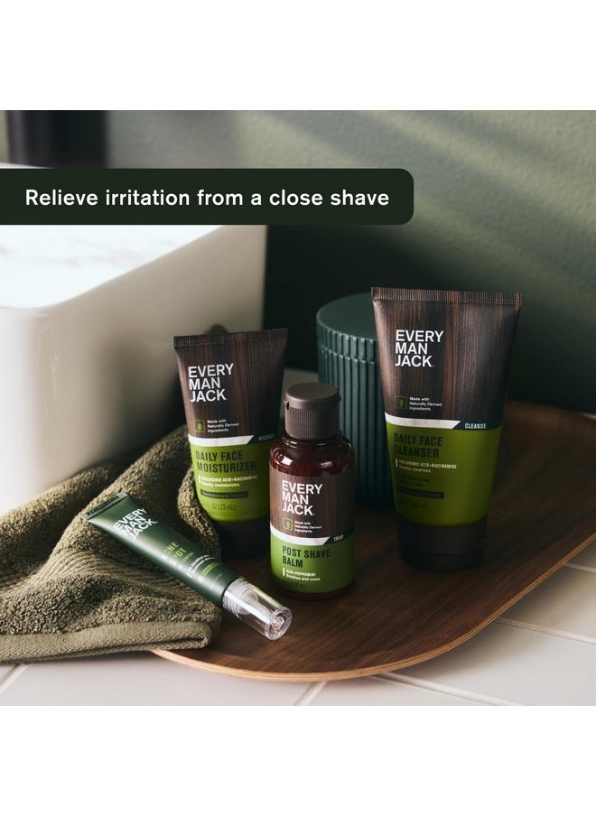 Every Man Jack - Men'S Post Shave Balm - Calms Irritation, Cools Skin, Hydrates, Absorbs Fast - Made With Naturally Derived Ingredients Like Coconut Oil, Aloe Vera, Natural Menthol - 3.2Oz - 2 Pack - Image 1