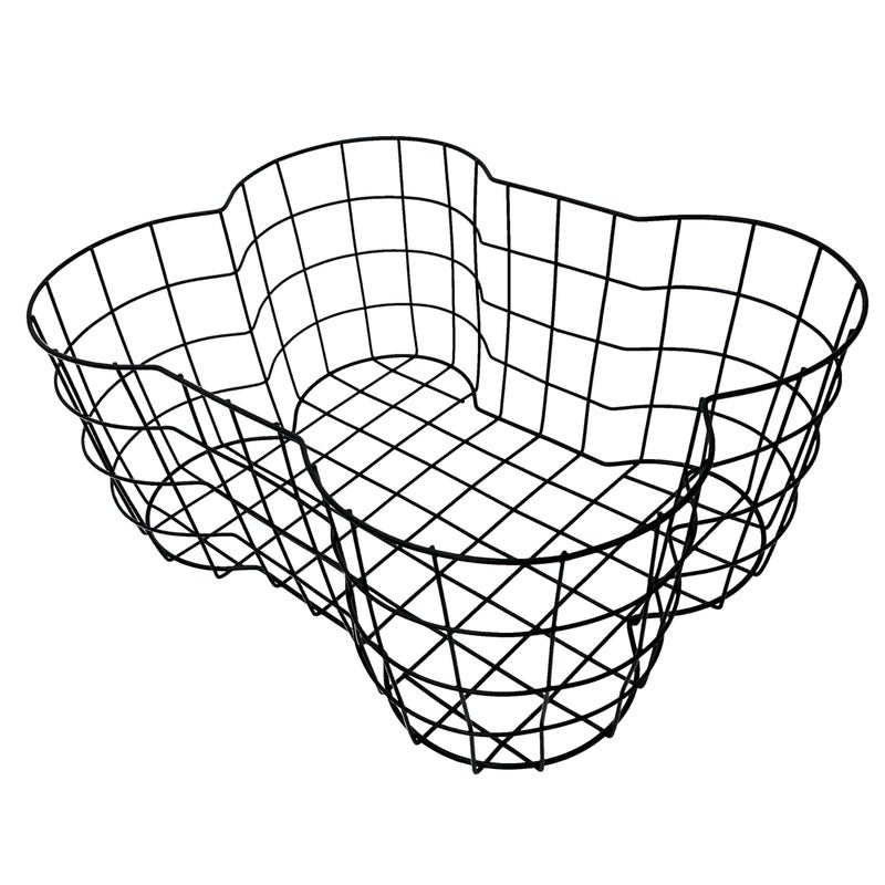 OtterPets Metal Dog Toy Basket, Bone Shaped Indestructible Dog Toy Bin, Sturdy Dog Storage Organizer, Pet Toy Basket, 17 (L) x 13 (W) x 7 (H) inches - Image 1
