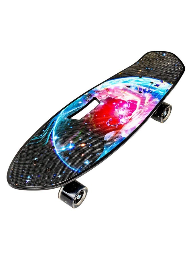 دريم لاند لوح تزلج للاطفال - اسود/اشكال - 216 - Image 1