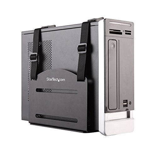 StarTech.com Wall Mount CPU Holder - Adjustable Width 4.8in to 8.3in - Metal - Computer Tower Mounting Bracket for Desktop PC (CPUWALLMNT) - Image 3