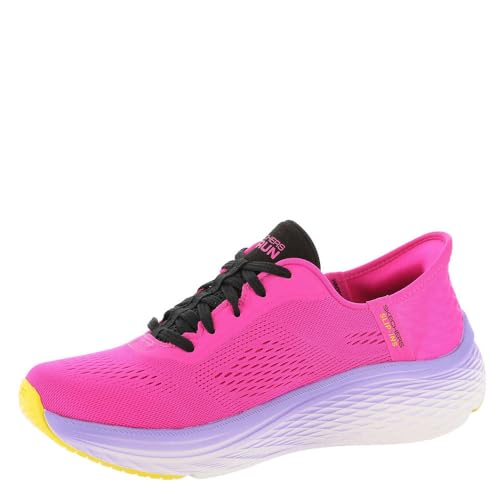 Skechers Women's Max Cushioning Elite 2.0 Solace Hands Free Slip-Ins Sneaker, Raspberry, 10 - Image 4