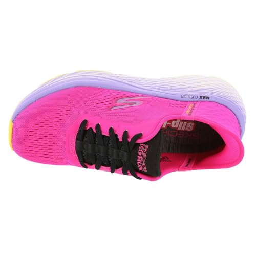 Skechers Women's Max Cushioning Elite 2.0 Solace Hands Free Slip-Ins Sneaker, Raspberry, 10 - Image 2