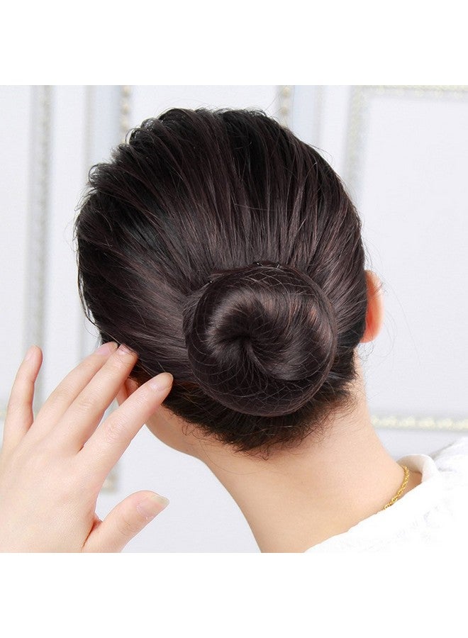 OMORFIEER Hair Nets for Buns Nets for Ballet Girls Hair Net for Wig 20 Pcs 22 inch Black - Image 2