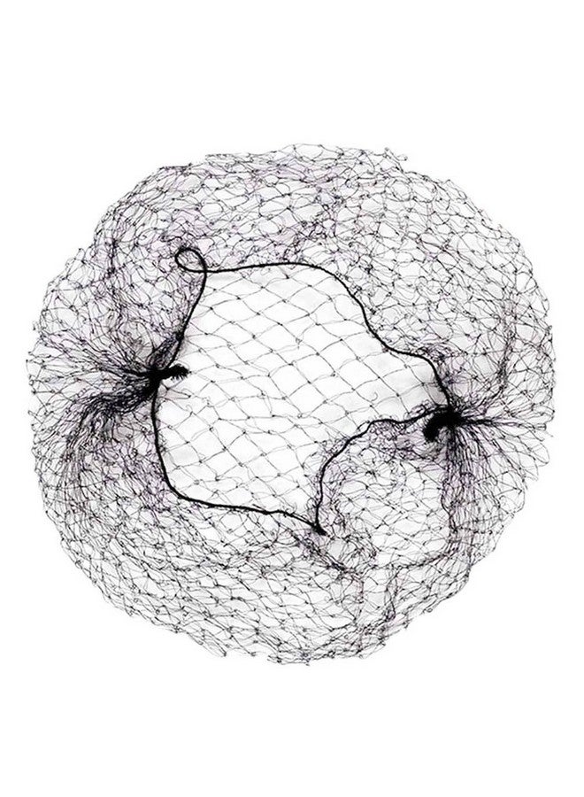 OMORFIEER Hair Nets for Buns Nets for Ballet Girls Hair Net for Wig 20 Pcs 22 inch Black - Image 1
