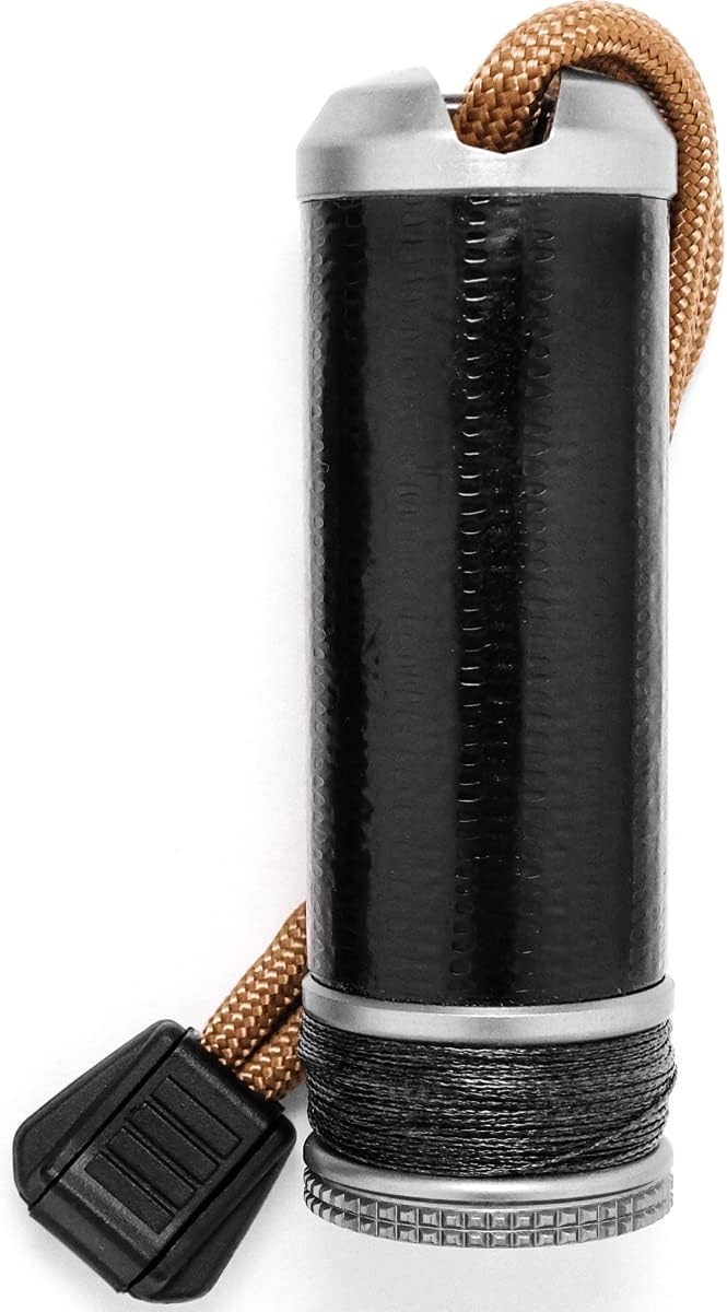 Exotac ripSPOOL Lightweight Bushcraft and Survival Complete Field Repair Kit and FireCord Lanyard for First Aid, Fire-Starting, Tool Creation, Fishing, and Navigation Tasks, Made in The USA - Image 1