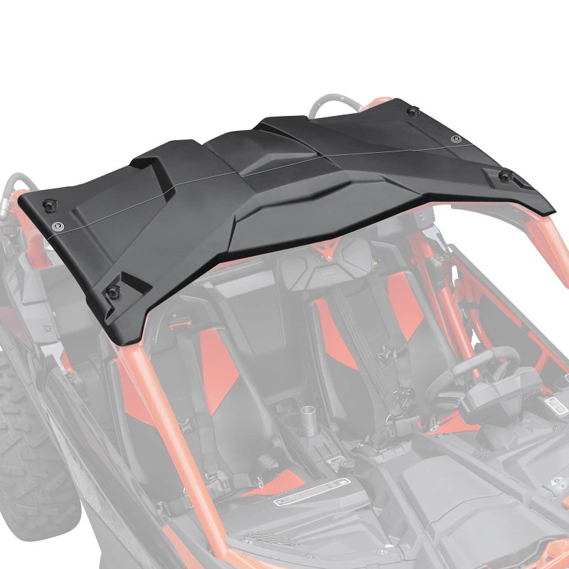 KEMIMOTO X3 Roof Top 2Piece Combination Compatible with Can Am Maverick X3 All 2door Models 20242025 Sun Visor Plastic Hard Roof Replace OEM 715002902