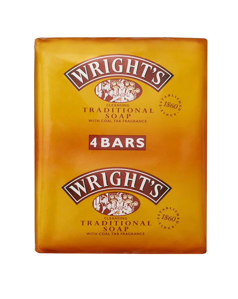 Wrights Coal Tar Soap 4 pack