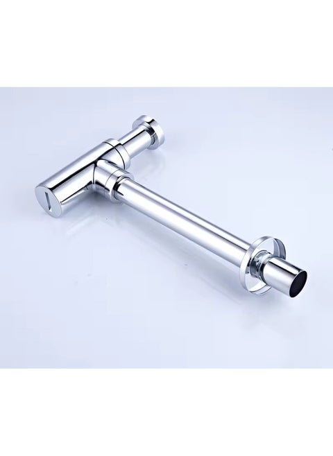 "Chrome Plated Brass Basin Bottle Trap | Siphon Drainer