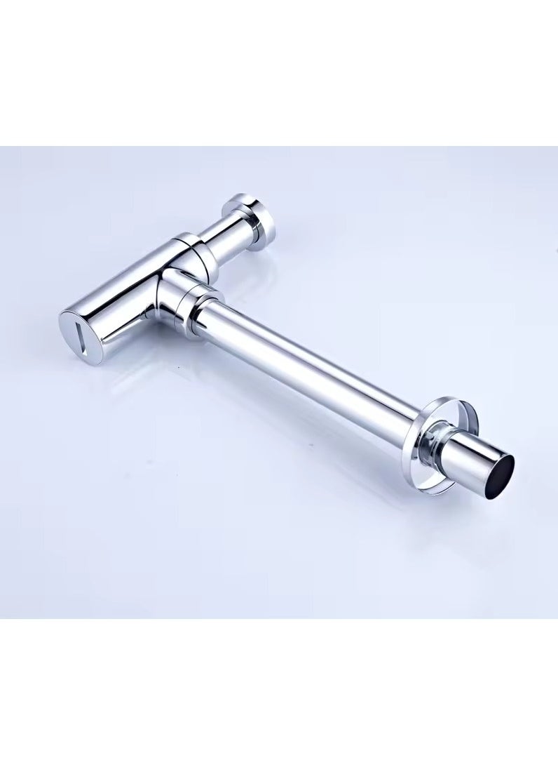 D&N - "Chrome Plated Brass Basin Bottle Trap | Siphon Drainer - Image 1