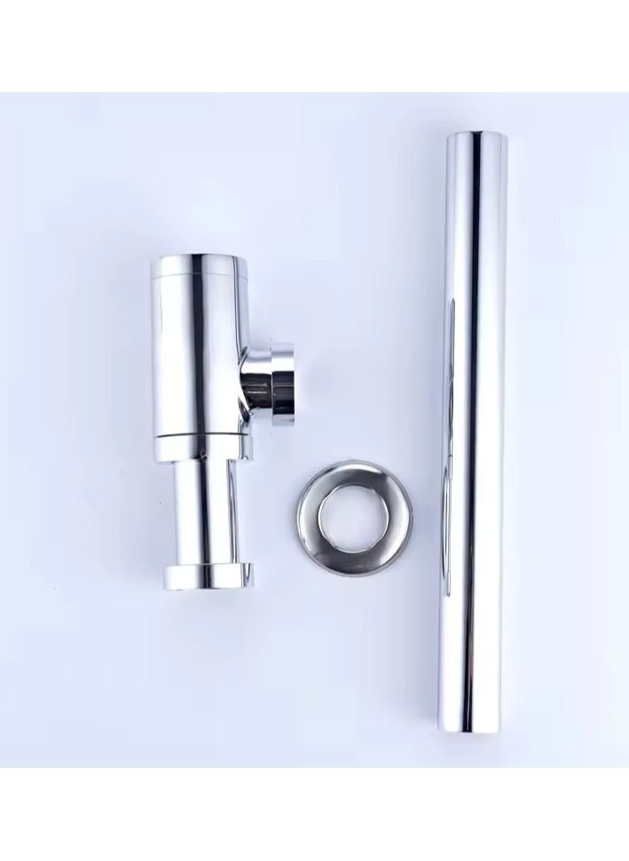 D&N - "Chrome Plated Brass Basin Bottle Trap | Siphon Drainer - Image 1