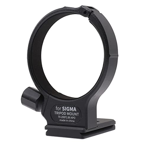Hersmay 71mm Tripod Collar Mount Ring 1/4" for Sigma APO 70-200mm F2.8 II EX DG Macro HSM Lens - Image 1