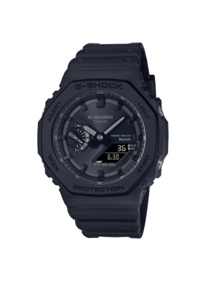 G-SHOCK Casio G-Shock GA-B2100-1A1DR Men's Watch – Black Dial , Black Resin Strap , Tough Solar , Bluetooth , Octagonal CasiOak , Carbon Core Guard , 200M Water Resistant - Image 2