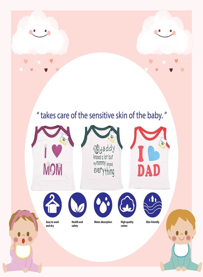 Toddylon ملابس توديلون للأطفال حديثي الولادة | فستان | طقم جابلا | حفاضة | قطن | صيفي | للأولاد والبنات | أطقم ملابس (متعددة الألوان، من 0 إلى 6 أشهر) عبوة من 3 قطع - Image 3