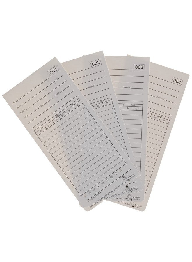 Acroprint 099115000 Time Cards For Atr480 Time Clock 50 Count(Pack Of 1) - Image 3