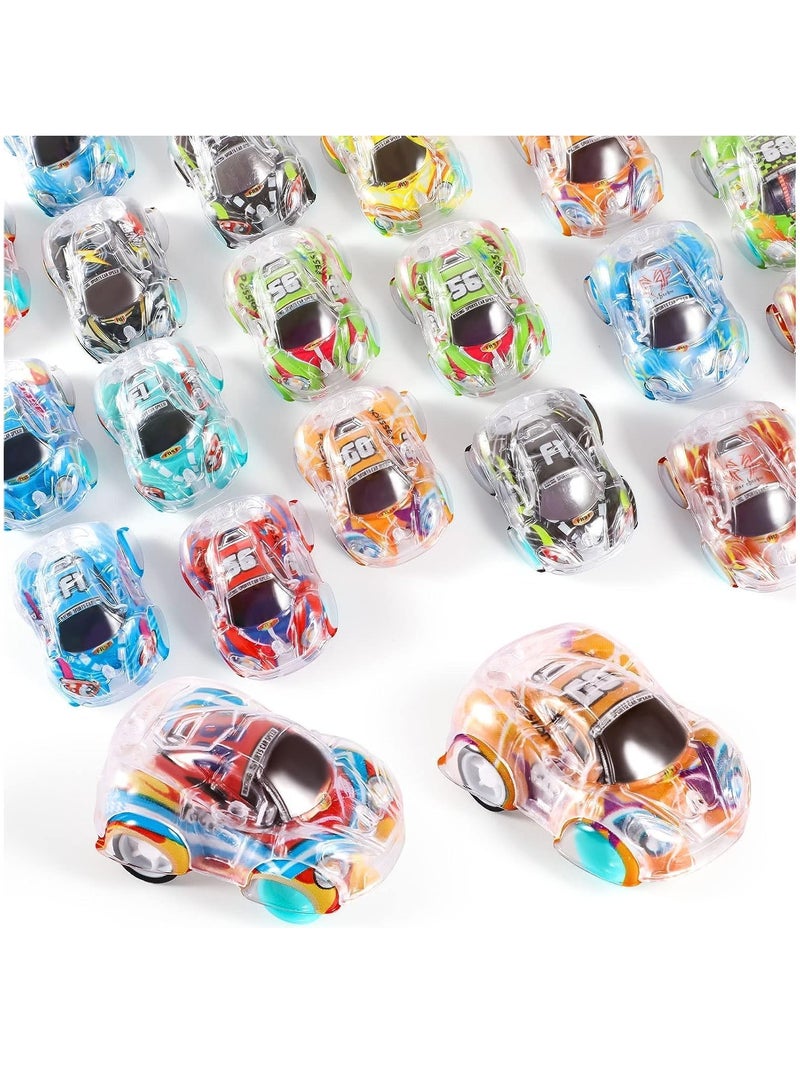 YelaJoy Pull Back Cars, 28 Pcs Mini Toy Cars Party Bag Fillers for Kids Racing Car Party Favours Toys Kids Christmas Stocking Fillers for 1 2 3 5 Year Old Boys Girls Toddlers  - Image 1