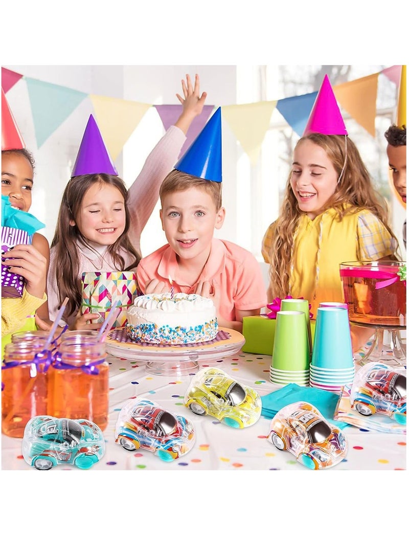YelaJoy Pull Back Cars, 28 Pcs Mini Toy Cars Party Bag Fillers for Kids Racing Car Party Favours Toys Kids Christmas Stocking Fillers for 1 2 3 5 Year Old Boys Girls Toddlers  - Image 2