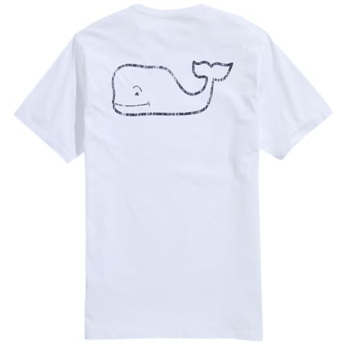 Vineyard Vines تي شيرت بجيوب قصيرة الأكمام للرجال من فينيارد فاينز، كاب أبيض، متوسط - Image 1