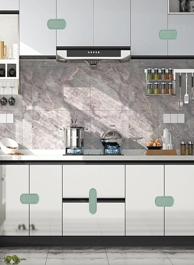 CLICKSWIFT أقفال أمان للأطفال من كليكسويفت للخزائن، دوارة 360 درجة، مزودة بمزالج أمان للأبواب، لا تحتاج إلى ثقب، لاصقة، مقاومة للأطفال، مانعة للقرص، غير مرئية، قفل للباب المقابل، قفل خزانة ملابس، متعدد الألوان، قطعتان - Image 5