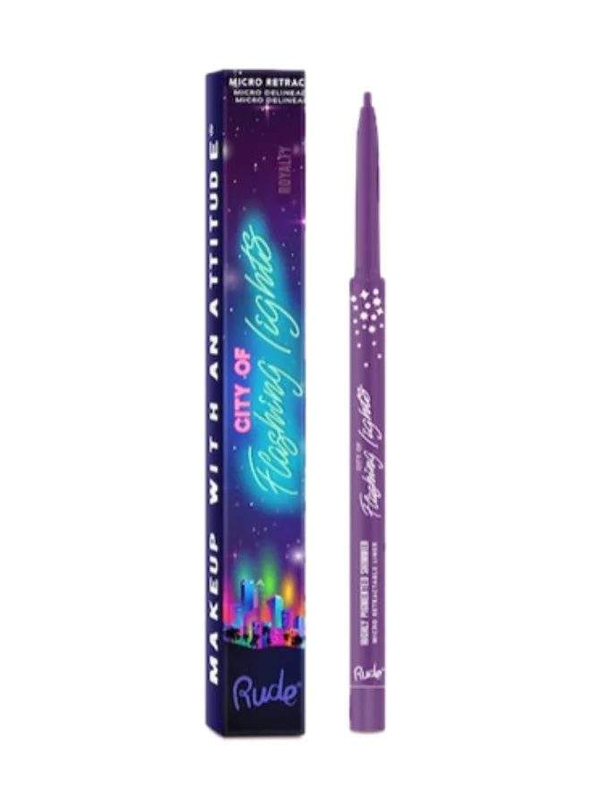 Rude City of Flashing Lights Micro Retractable Liner Royalty