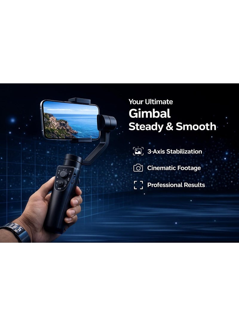 MX S5B 3-Axis Smart Phone Gimbal Stabilizer – Professional Stability and Superior Image Quality - Image 2