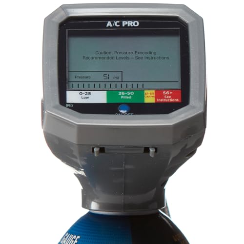 Interdynamics مقياس شحن السيارات الاحترافي الرقمي Pro-C A/C مع شاشة عرض وخرطوم لمبرد R-134A، ACP400AD - Image 2