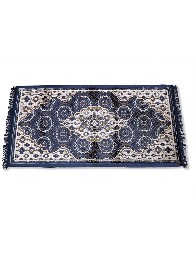 Vitacelli Prayer Mat 614GSM  Anti-Slip Velvet Top Islamic Prayer Mat New Design Thick Padded Sajadah Prayer Rug for Men Women Eid Gift Ramadan ( 140cm X 72cm) - Image 2