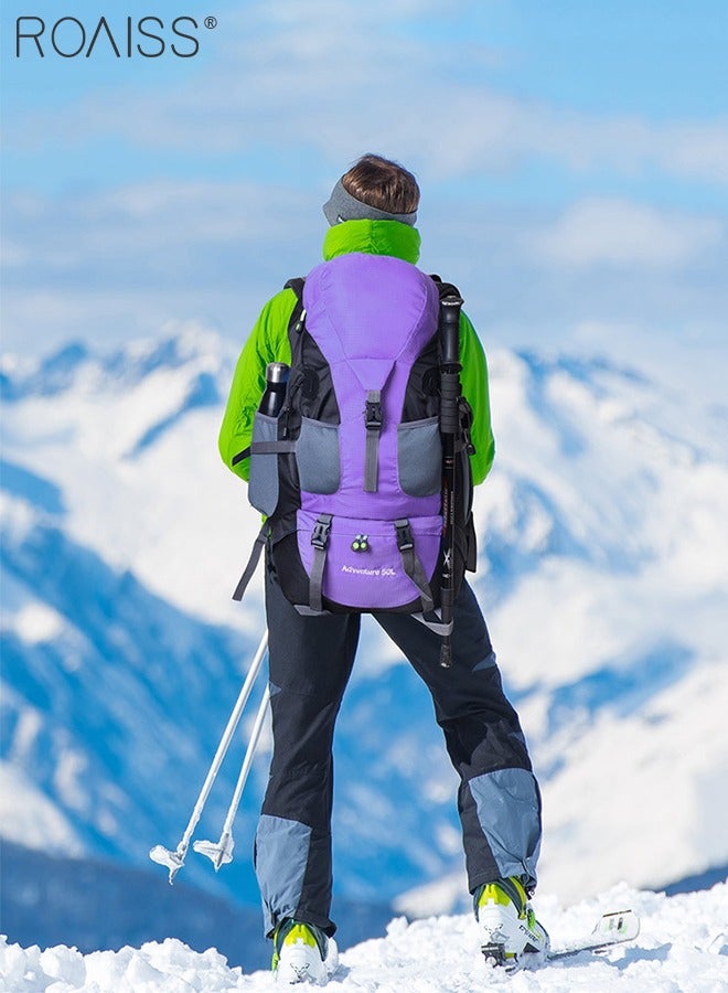 roaiss Multifunctional Outdoor Backpack Double Shoulder Bag Men and Women Hiking Sports Travel Mountaineering Bag Large Capacity Leisure Travel Bag  - Image 2