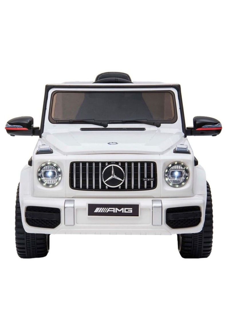 Mercedes-Benz Mercedes-Benz - Electric G63 Kids Ride on Car Jeep 12V - White  - Image 3