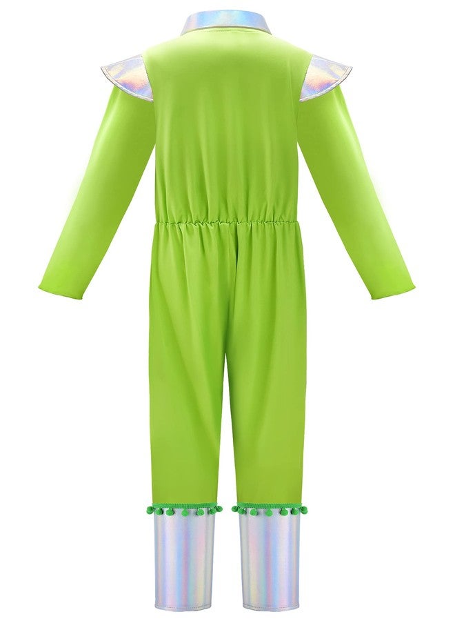 ReliBeauty Alien Costume for Kids Boys and Girls Costume Halloween Toddler,5/120 Green - Image 2