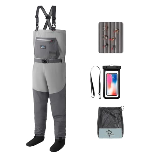 Trudave Fishing Waders Waterproof Chest Waders for Men Women Lightweight Fly Fishing Stockingfoot Waders for Hunting - Image 1