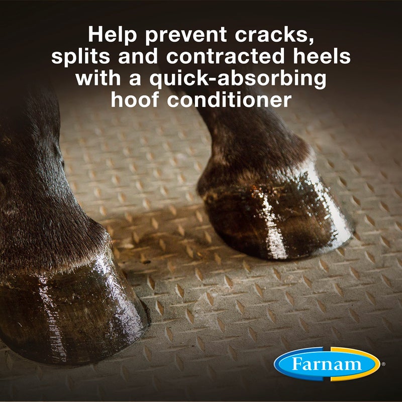Farnam Horseshoer's Secret Deep-Penetrating Hoof Oil for Horses, Conditions Dry Hooves and Prevents Cracks, Splits and Contracted Heels, Contains Avocado Oil, 32 Oz. - Image 2