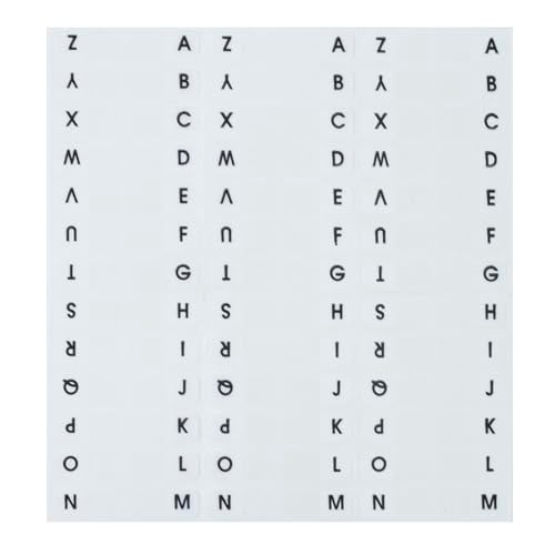 Redi-Tag Alphabetical Tabs, A - Z Pre-Printed Divider Tabs, Permanent Adhesive Index Labels,Divider Labels for School, Home and Office, 7/16" x 1", White, 104 Tabs Per Pack, (B31005) - Image 3