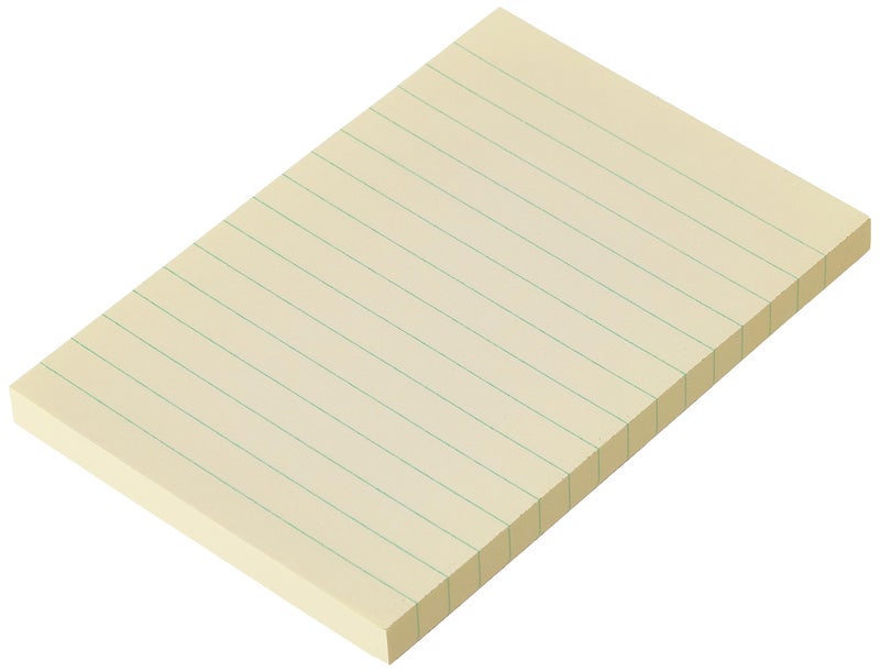 inFO inFO 5669-01-L Sticky Notes Lined Yellow