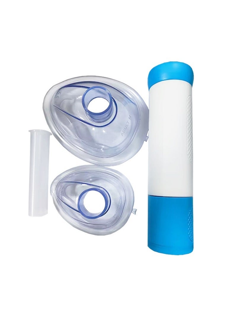 General - Child and Adult Choking Rescue Device With 1 Large 1 Small Mask Breathing Trainer Portable Emergency Choking Device Artificial cardiopulmonary device - Image 1