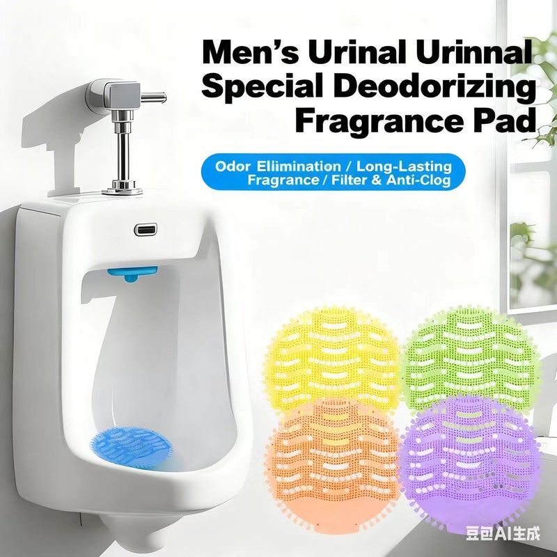 Toilet Anti-Clogging Fragrance Tablets Urinal Fragrance Tablets Sanitary Aromatic Toilet Filter Net Deodorizing Tablets for Home Use green 6pcs - Image 1