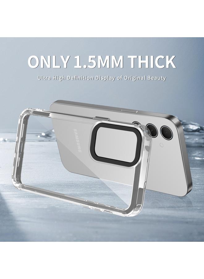 S-TOP Case For Samsung Galaxy A35 5G Transparent Acrylic + TPU Shockproof Phone Case - Image 2