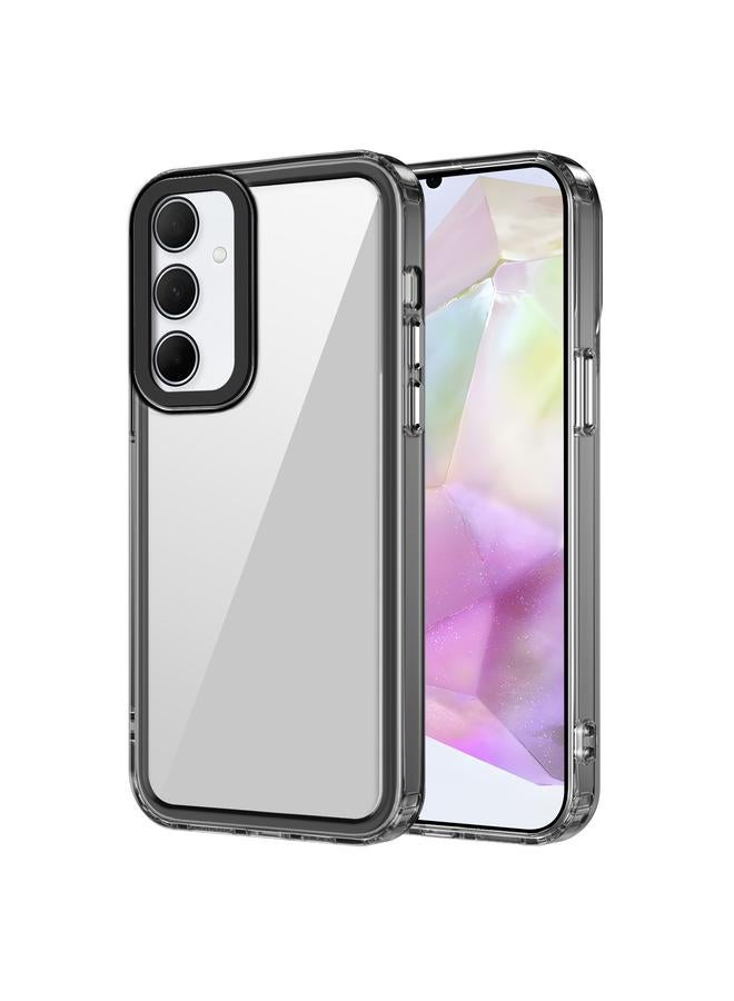S-TOP Case For Samsung Galaxy A35 5G Transparent Acrylic + TPU Shockproof Phone Case - Image 1