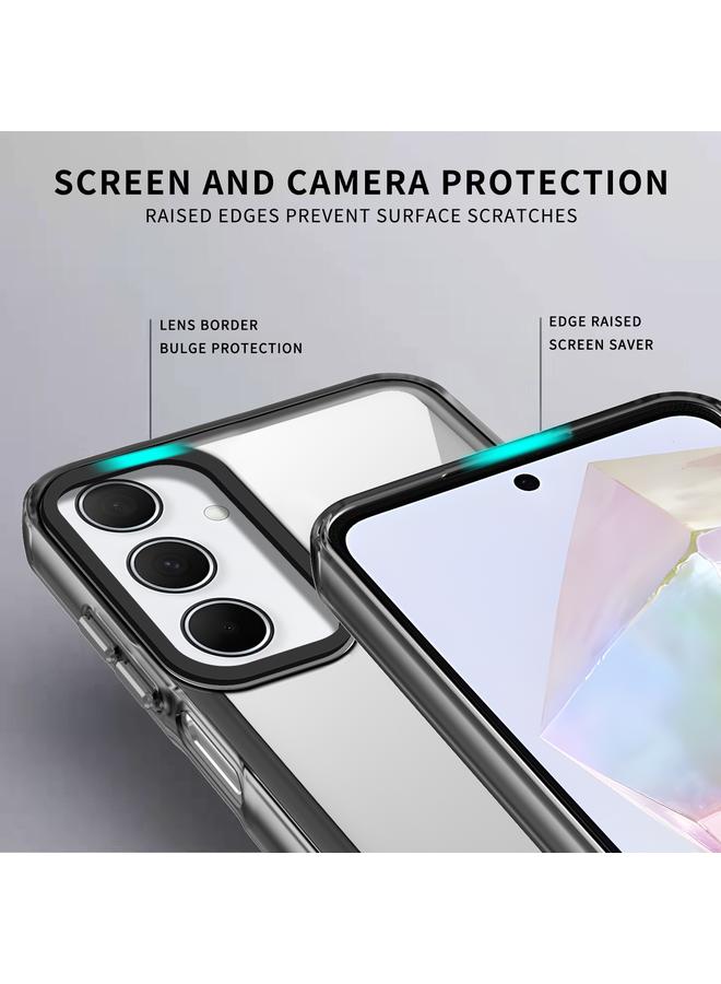 S-TOP Case For Samsung Galaxy A35 5G Transparent Acrylic + TPU Shockproof Phone Case - Image 3
