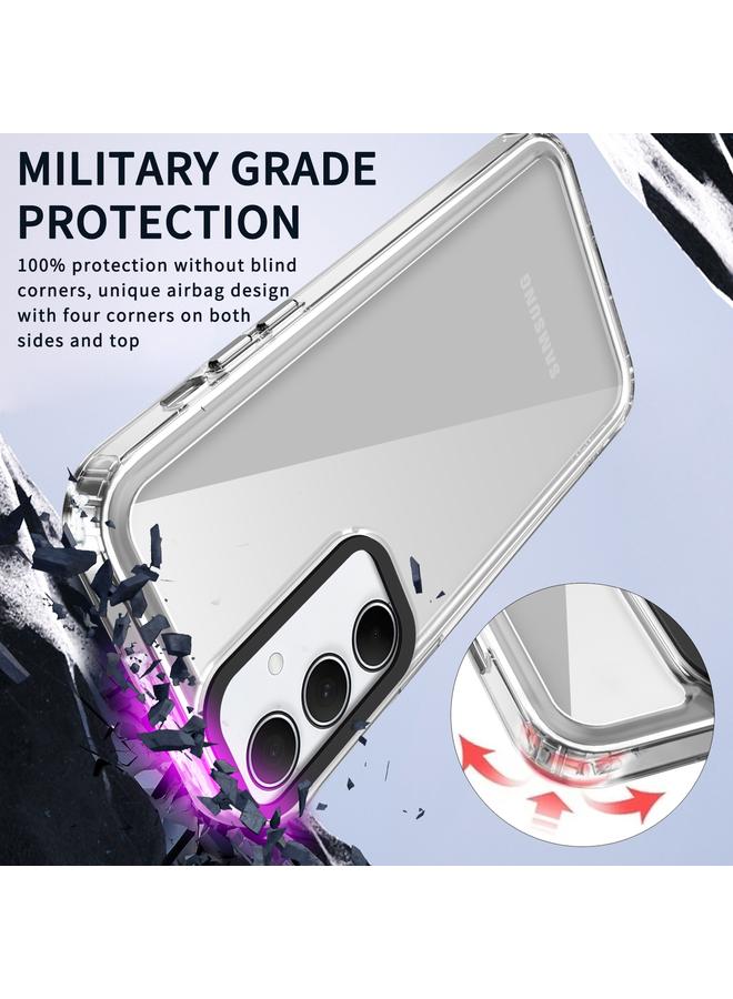 S-TOP Case For Samsung Galaxy A35 5G Transparent Acrylic + TPU Shockproof Phone Case - Image 5