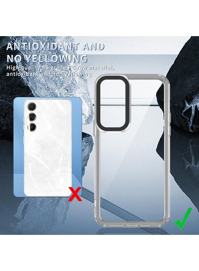 S-TOP Case For Samsung Galaxy A35 5G Transparent Acrylic + TPU Shockproof Phone Case - Image 4