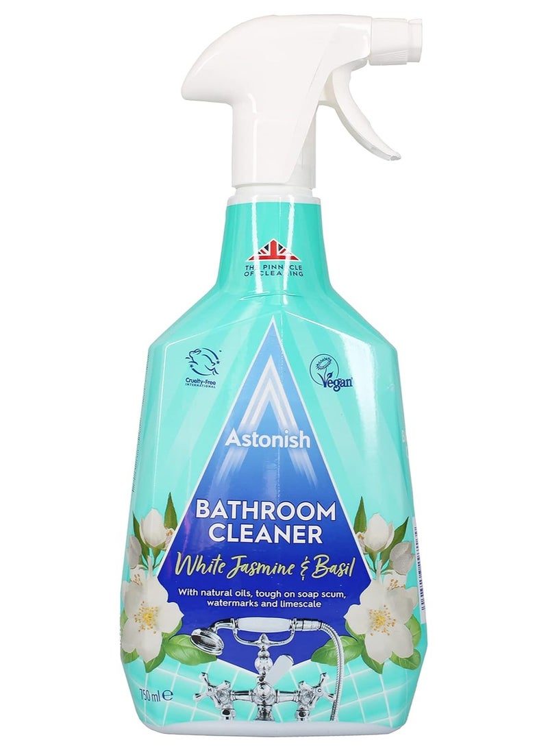 Astonish Astonish Bathroom Cleaner Spray White Jasmine & Basil 750ml 